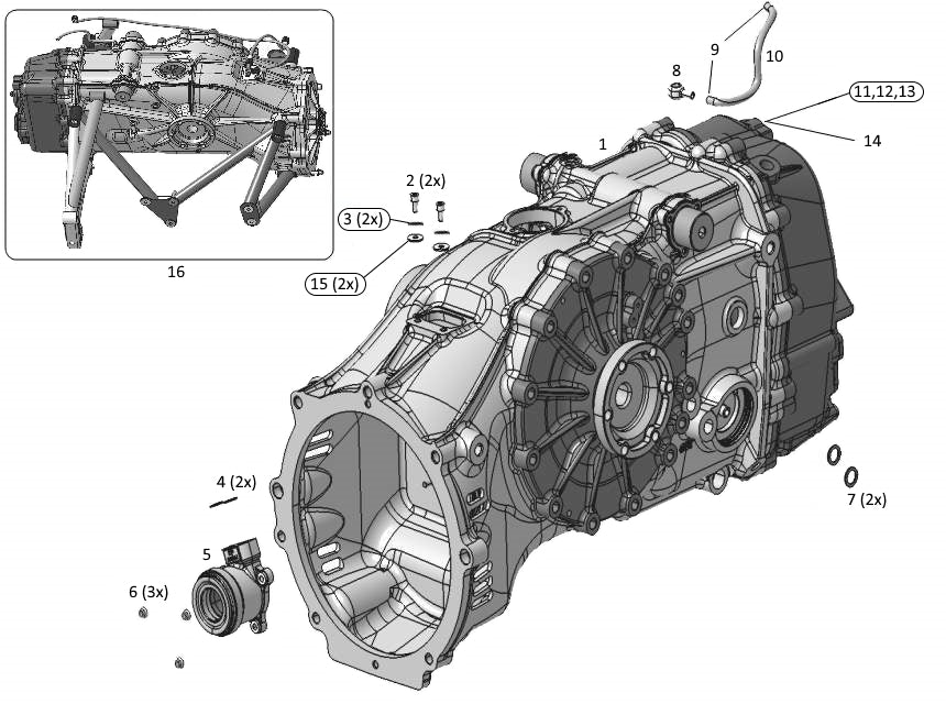 Spare Gearbox MY2020