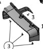 REAR BUMPER LOWER INNER LHS