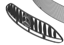 FRONT GRILL WITHOUT MESH