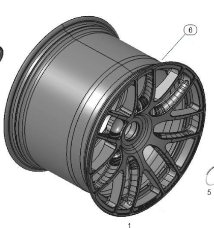 GT3 MERCEDES RIMS FRONT