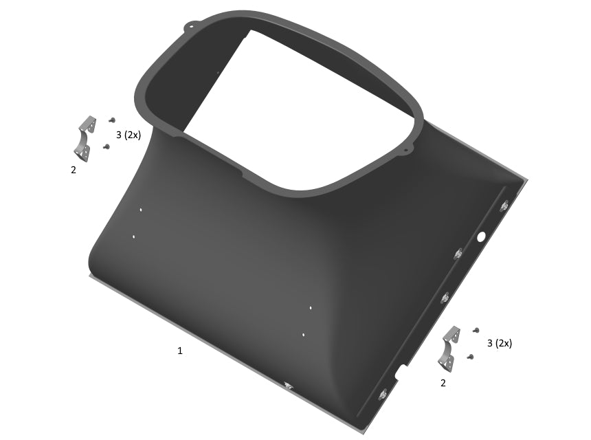 FRAME RADIATOR EXHAUST AIR